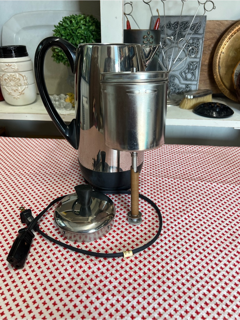 Vintage farberware percolator super fast fully automatic 12 cup electric - Picture 5 of 7